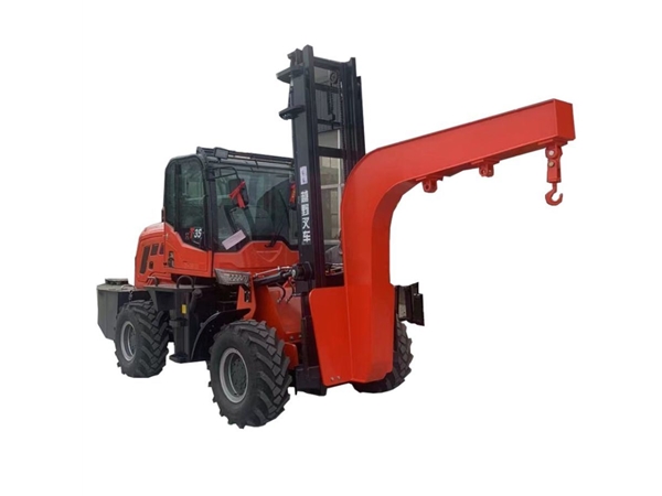 3000kg Loading Road off Rough Forklift T35 Terrain Forklift ISO