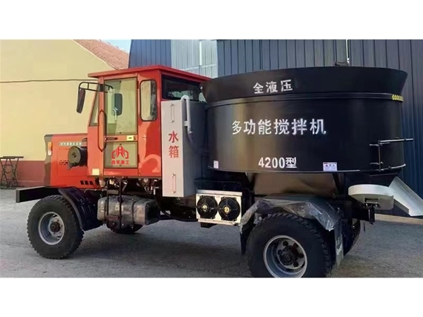 Factory direct automatic loading multi-functional model 4200 flat concrete mixer truck